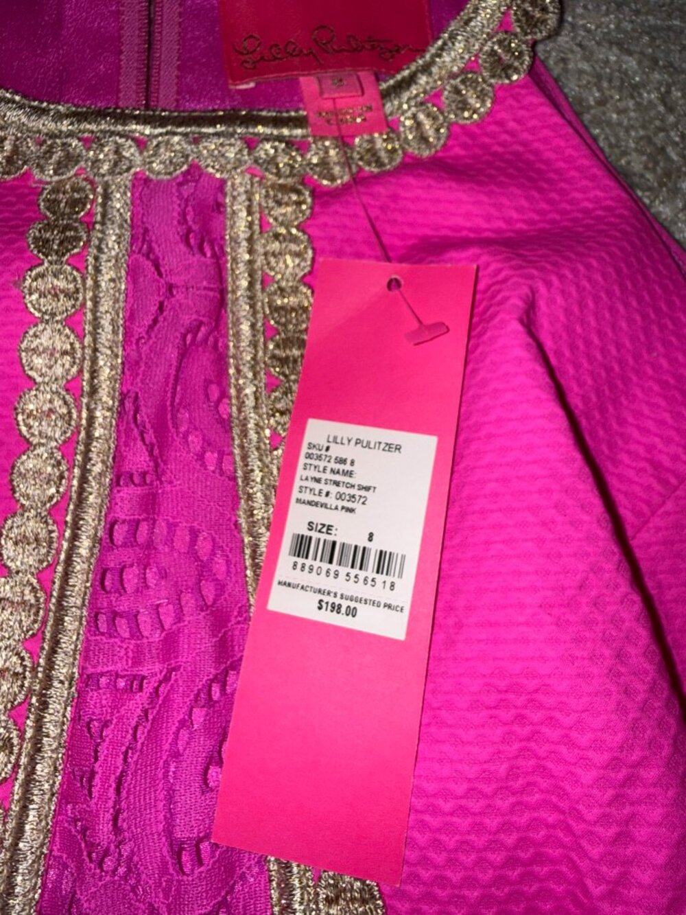 NWT! Lilly Pulitzer Layne Stretch Shift - Picture 4 of 4